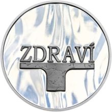Ryzí přání ZDRAVÍ - velká stříbrná Medaille 1 Oz